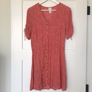 Daisy Dress with Ties and buttons